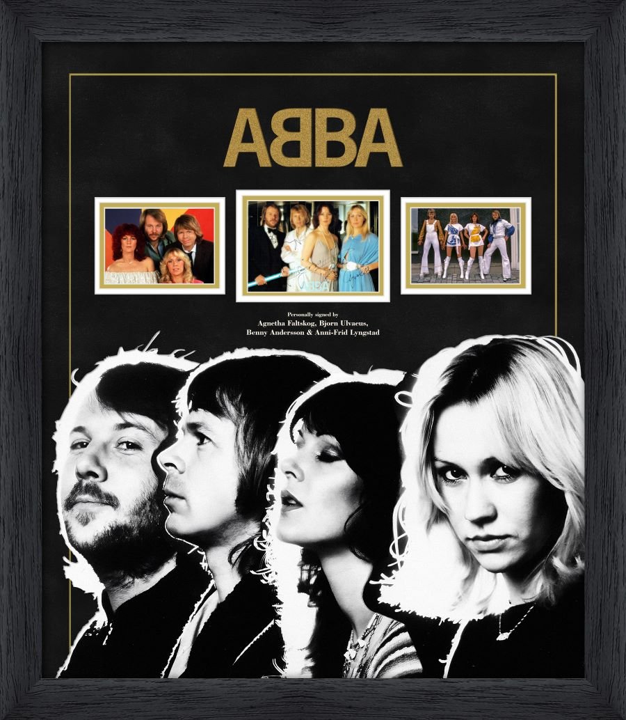 Abba Signed Photograph Display REAL Certificate Of Authenticity - Memorabilia Framers Shop